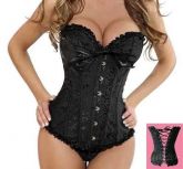 Corset Overbust, Tam M Fio Dental Grátis