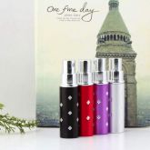 Kit com 10 Porta Perfume em Aluminio Colorido 10 Ml